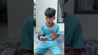 HOW TO CLEAN CARROTS 🤣😄 Thoc TV #shorts