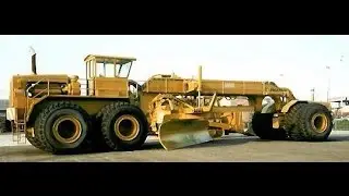 Машины монстры   Грейдер CAT 24H