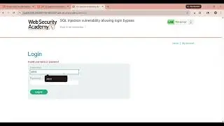 SQL injection vulnerability allowing login bypass