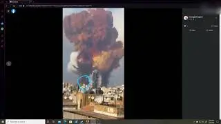 Blast in Beirut Lebanon Capital Rare Footage !! Must Watch