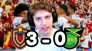 Davo REACCIONA a VENEZUELA 3 - 0 JAMAICA por COPA AMÉRICA