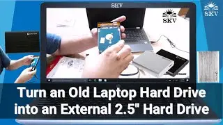 How to Turn an Old Laptop Hard Drive into an External Hard Drive | How to Make a Portable Hard Drive