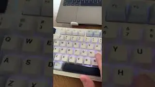 Thocky Marbly Mechanical Keyboard for Mac and PC Right Out of Box ⭐️
