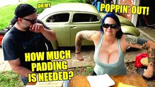 🔧Pop Out Windows and Sound Padding 🔧 - 1956 Chop Top VW Beetle - 181