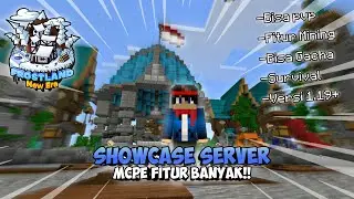 SHOWCASE SERVER FROSTLAND NETWORK !! Server MCPE 1.19+ Fitur Lengkap !