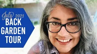 Back Garden Tour July 2021 | NEW RAISED BED EXPANSION REVEAL!! Gravel Patio is Completely Installed!