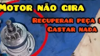 Como recuperar bendix siena palio patinado não gira o motor