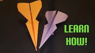 AWESOME Paper Airplane ANYONE Can Make!