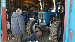 New Tractor MTZ-82 oil change in the front axle. Life hack, spare part from Zhiguli.
