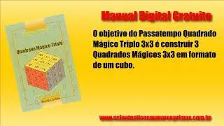 Manual Digital Quadrado Mágico Triplo 3x3