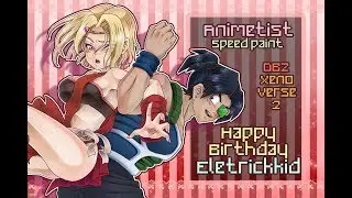 Speed paint: Xenoverse 2 Eletrickkid