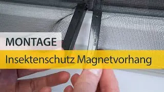 Montage: Magnetvorhang Insektenschutz von Schellenberg mit praktischem Magnetverschluss