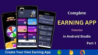 Create Earning App in Android Studio | Part - 1 | Android Reward App Tutorial