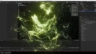 Blender Tutorial: Mix Particle System and Geo String Nodes for...SPARKS!