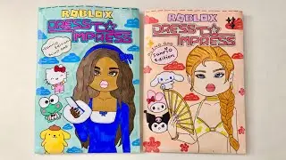 [🎀paper diy🎀] DRESS TO IMPRESS Blind Bag unboxing! | Sanrio Edition | asmr