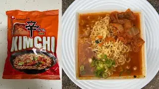 How To Cook Nongshim Kimchi Ramen Noodles