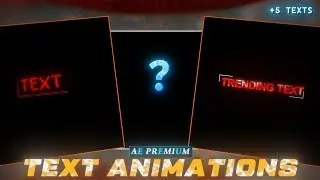AE like Premium Text Animations & Surprise Text Effects | On Alight Motion