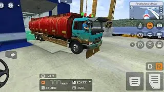 Truck Tangki muatan Minyak CPO masuk ke Pelabuhan Merak ‼️ Bus Simulator Indonesia