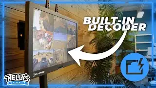 PoE-Powered Spot Monitor and Public View Monitor with a Built-in Video Decoder from IPCamPower