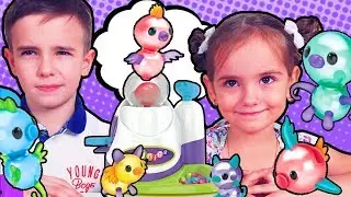 Balloons with a set of Oonies Starter Pack Video for children