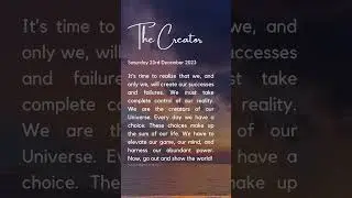 Daily Words of Wisdom - 23rd December #manifesting #motivation #lawofattraction