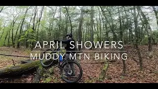 April Showers: Muddy Mountain Biking on a 90s Mountain Bike