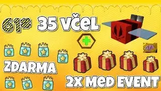 🐝🎄2X MED EVENT, SPICY BEE, STAR JELLY ZDARMA!🎁🍯🌸 / 61# / ROBLOX / Bee Swarm Simulator / jurasek05