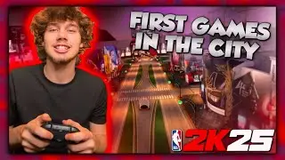 MY FIRST GAMES IN THE CITY ON NBA2K25
