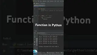 Learn Function in Python easily 