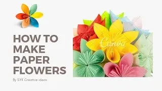 How To Make Paper Flowers At Home