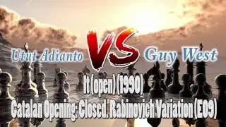 Pertandingan Catur|Chess Game Utut Adianto vs Guy West-It (open) (1990)
