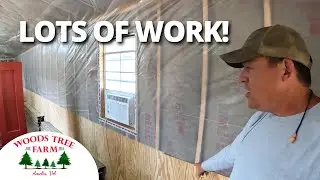 Finishing The Shed Interior Is More Work Than We Expected