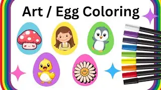 Art Egg Coloring I 