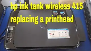 How To Replace A Printhead On An Hp Ink Tank Wireless 415 Printer