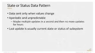 RTI Academy - Quality of Service - 8 Status Data
