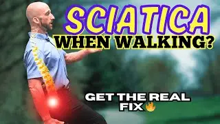 Sciatica While Walking? 🚶‍♂️ Try This 1-Minute Fix (Disc vs Piriformis)