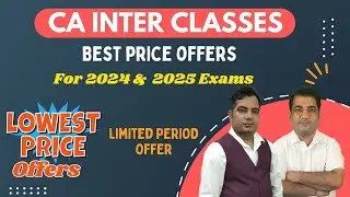 CA Inter Online Classes & Video Lectures With Zoom Doubt Sessions | Best Offers for 2024 & 2025 Exam