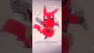 #anime #art #misdibujos #dedpool #pikachu #parati