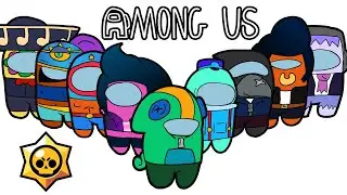 ⭐️ Brawl Stars but with Among Us kills (Animation)