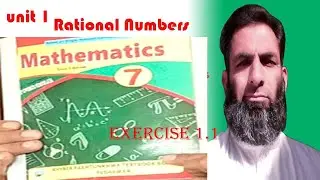 mathematics class 7 unit 1||exercise 1.1|| Rational Numbers