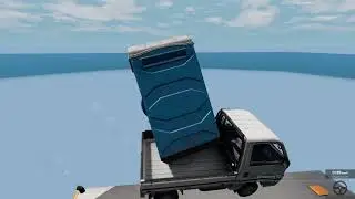 Современный биотуалет в BeamNG Drive