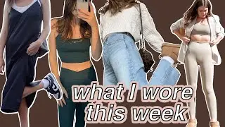 OOTW 2022 | REALISTIC fall outfits & shop with me