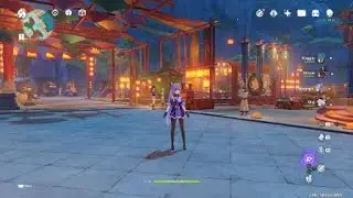 Lantern Rite celebration & fireworks (quest "Light Upon the Sea") / Genshin Impact