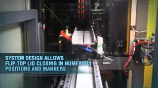 IML Automation for wet wipes lid - 4 cavities mold