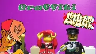 Lego graffiti