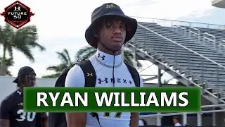 Saraland (AL) 2024 WR Ryan Williams at UA Next Future 50 w/ Justin Jefferson