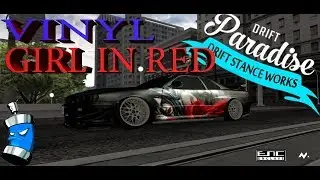 MTA Drift Paradise: Винил Девушка в красном NISSAN GTR 34