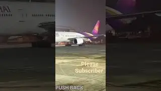 flight push back#flight#thai#airplane#airport#shorts#yt#go