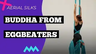 Intermediate AERIAL SILKS Pose Tutorial | Buddha