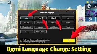 Bgmi Language Change Setting | Bgmi Match Language Not Showing | how to change bgmi language